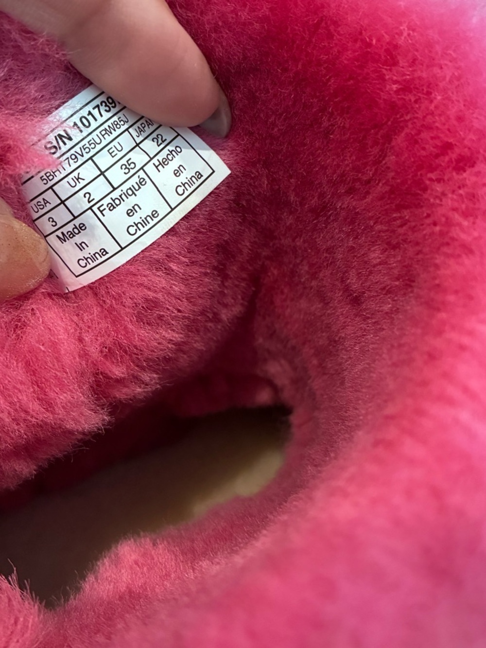 UGG Kids Bailey Bow Boots – Hot Pink – Size 3 – NWOT - Picture 6 of 6